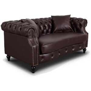 Rosdorf Park Mogadore Sofa Dark Brown 73cm H X 165cm W X 86cm D Rosdorf Park Mogadore Sofa Dark Brown 73cm H X 165cm W X 86cm D