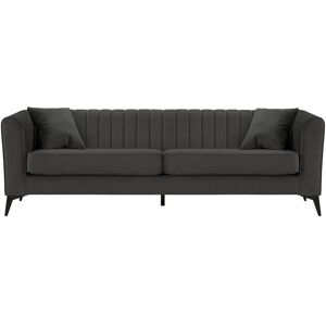 Fairmont Park Margo 4 Seater Sofa Dark Grey 4/74cm H x 231cm W x 86m D Fairmont Park Margo 4 Seater Sofa Dark Grey 4/74cm H x 231cm W x 86m D