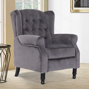 Three Posts Doylestown Manual Recliner Dark Grey 104cm H X 78cm W X 88cm D Three Posts Doylestown Manual Recliner Dark Grey 104cm H X 78cm W X 88cm D