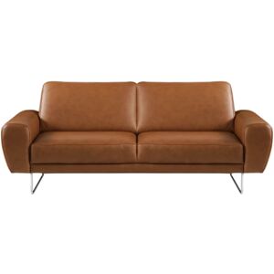 17 Stories Edeltrud Genuine Leather 2 Seater Sofa Cognac 83cm H x 177cm W x 95cm D 17 Stories Edeltrud Genuine Leather 2 Seater Sofa Cognac 83cm H x 177cm W x 95cm D