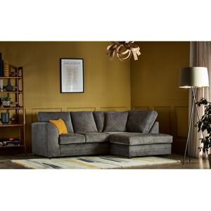 Mercury Chaudri 3 Seater Corner Sofa Chaise Pewter 84cm H X 214cm W X 164cm D Mercury Chaudri 3 Seater Corner Sofa Chaise Pewter 84cm H X 214cm W X 164cm D