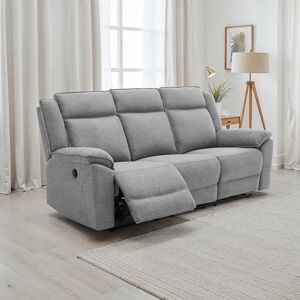 Latitude Run Beola 3 Seater Linen Electric Recliner Sofa Grey 102" H x 212" W x 94" D/3 Latitude Run Beola 3 Seater Linen Electric Recliner Sofa Grey 102" H x 212" W x 94" D/3