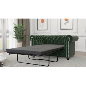 Rosdorf Park Chesterfield Hanna 2 Seater Sofa with Sleeping Function Made of Velvet Fabric with Solid Wood Legs Bottle Green 72cm H X 148cm W X 86cm D Rosdorf Park Chesterfield Hanna 2 Seater Sofa with Sleeping Function Made of Velvet Fabric with Solid Wood Legs Bottle Green 72cm H X 148cm W X 86cm D