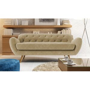 Hykkon Jefferson 3 Seater Sofa Beige 84cm H X 192cm W X 86cm D Hykkon Jefferson 3 Seater Sofa Beige 84cm H X 192cm W X 86cm D
