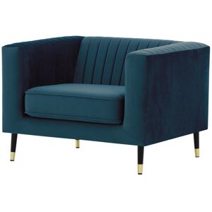Fairmont Park Clevenger 102Cm Wide Tufted Velvet Armchair Dark Blue 74cm H X 102cm W X 83cm D Fairmont Park Clevenger 102Cm Wide Tufted Velvet Armchair Dark Blue 74cm H X 102cm W X 83cm D