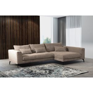 Ivy Bronx Cahoe Corner Sofa in Cord Fabric Latte 85cm H X 313cm W X 172cm D Ivy Bronx Cahoe Corner Sofa in Cord Fabric Latte 85cm H X 313cm W X 172cm D