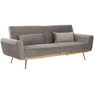Canora Grey Doe 2 Seater Fold Out Sofa Bed Gray 85cm H X 211cm W X 83cm D Canora Grey Doe 2 Seater Fold Out Sofa Bed Gray 85cm H X 211cm W X 83cm D