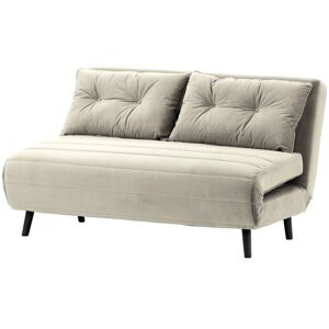 Hykkon Donald 2 Seater Fold Out Sofa Bed Light Grey/Black 78cm H X 142cm W X 90cm D Hykkon Donald 2 Seater Fold Out Sofa Bed Light Grey/Black 78cm H X 142cm W X 90cm D