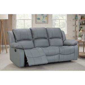 Mercer41 Aesir Recliner Sofa Grey 3/100cm H x 202cm W x 95.5cm D Mercer41 Aesir Recliner Sofa Grey 3/100cm H x 202cm W x 95.5cm D