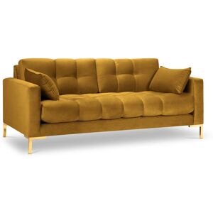 Fairmont Park Francisca 152Cm Square Arm Sofa Gold/Yellow 75cm H X 152cm W X 92cm D Fairmont Park Francisca 152Cm Square Arm Sofa Gold/Yellow 75cm H X 152cm W X 92cm D