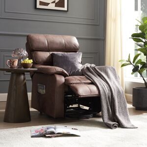 Latitude Run Leonido Faux Leather Electric Lift Assist Recliner Brown 104cm H X 82cm W X 95cm D Latitude Run Leonido Faux Leather Electric Lift Assist Recliner Brown 104cm H X 82cm W X 95cm D