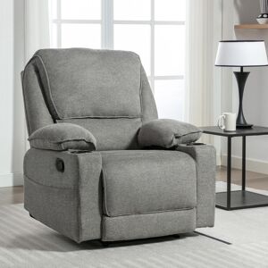Latitude Run Sydney Latch Recliner Sofa Grey 104cm H X 90cm W X 92.5cm D Latitude Run Sydney Latch Recliner Sofa Grey 104cm H X 90cm W X 92.5cm D