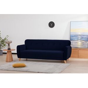 Fairmont Park Anrey 3 Seater Upholstered Sofa Bed Blue 81cm H X 211cm W X 88cm D Fairmont Park Anrey 3 Seater Upholstered Sofa Bed Blue 81cm H X 211cm W X 88cm D