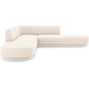 Brayden Studio Miley Corner Sofa Light Beige 100% Polyester Structural Polyesters 74cm H X 248cm W X 248cm D Brayden Studio Miley Corner Sofa Light Beige 100% Polyester Structural Polyesters 74cm H X 248cm W X 248cm D