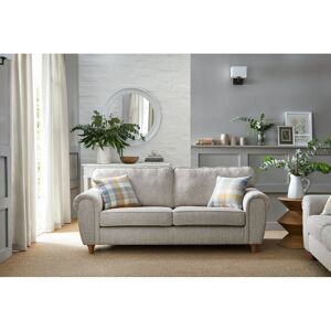 Brayden Studio Vivo 3 Seater Round Arm Sofa Beige 86cm H X 192cm W X 82cm D Brayden Studio Vivo 3 Seater Round Arm Sofa Beige 86cm H X 192cm W X 82cm D