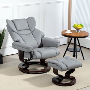 Isabelle & Max Recliner with Ottoman Grey 100cm H X 80cm W X 79cm D Isabelle & Max Recliner with Ottoman Grey 100cm H X 80cm W X 79cm D
