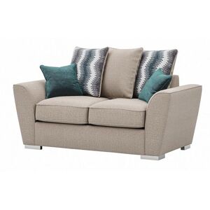 Latitude Run Bailor 2 Seater Sofa with Loose Back Cushions Beige/Green Fabric 84cm H X 178.5cm W X 97cm D Latitude Run Bailor 2 Seater Sofa with Loose Back Cushions Beige/Green Fabric 84cm H X 178.5cm W X 97cm D