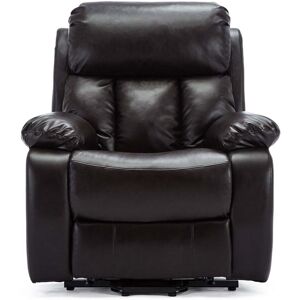 Ebern Designs Electric Lift Assist Recliner with Massage Brown 106cm H X 96cm W X 88cm D Ebern Designs Electric Lift Assist Recliner with Massage Brown 106cm H X 96cm W X 88cm D