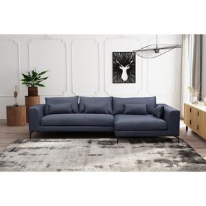 Ivy Bronx Cahoe Reversible Corner Sofa Chaise Dark Jeans 85cm H X 313cm W X 172cm D Ivy Bronx Cahoe Reversible Corner Sofa Chaise Dark Jeans 85cm H X 313cm W X 172cm D