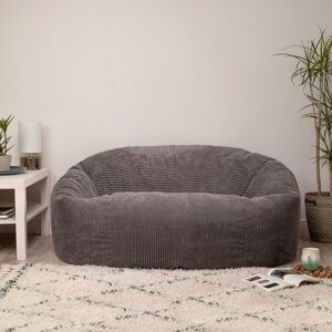 Latitude Run Icon Giant Two-Seater Corduroy Hartford Bean Bag Sofa Charcoal Grey Large Latitude Run Icon Giant Two-Seater Corduroy Hartford Bean Bag Sofa Charcoal Grey Large
