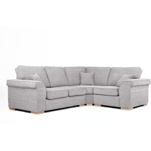 Wade Logan Picadilly Corner Sofa Silver 97cm H X 264cm W X 96cm D Wade Logan Picadilly Corner Sofa Silver 97cm H X 264cm W X 96cm D