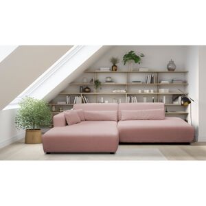 Metro 2 - Piece Upholstered Corner Sectional Pink 77cm H X 288cm W X 179cm D Metro 2 - Piece Upholstered Corner Sectional Pink 77cm H X 288cm W X 179cm D