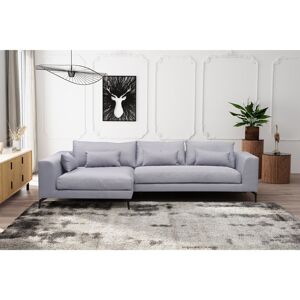 Ivy Bronx Cahoe Reversible Corner Sofa Chaise Light Grey 85cm H X 313cm W X 172cm D Ivy Bronx Cahoe Reversible Corner Sofa Chaise Light Grey 85cm H X 313cm W X 172cm D