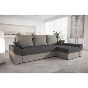 17 Stories Shally 3 - Piece Upholstered Corner Sectional Dark gray/Light gray - Sawana05/Sawana21 90cm H X 241cm W X 140cm D 17 Stories Shally 3 - Piece Upholstered Corner Sectional Dark gray/Light gray - Sawana05/Sawana21 90cm H X 241cm W X 140cm D