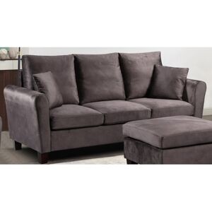 17 Stories Materan 3 Seater Velvet Sofa Mink 88cm H X 193cm W X 77cm D 17 Stories Materan 3 Seater Velvet Sofa Mink 88cm H X 193cm W X 77cm D