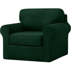 Ophelia & Co. Sofa Cover With Separate Seat Cushions And Backrests Stretch Velvet Sofa Slipcover Couch Covers Furniture Protector Split Combined (1 Seat Set 3 PCS) Green 80cm H X 120cm W X 85cm D Ophelia & Co. Sofa Cover With Separate Seat Cushions And Backrests Stretch Velvet Sofa Slipcover Couch Covers Furniture Protector Split Combined (1 Seat Set 3 PCS) Green 80cm H X 120cm W X 85cm D