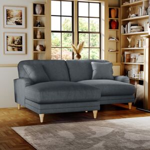 Rosalind Wheeler Elfur 2 - Piece Upholstered Sofa & Chaise Country Oak/Granite 95cm H X 204cm W X 167cm D Rosalind Wheeler Elfur 2 - Piece Upholstered Sofa & Chaise Country Oak/Granite 95cm H X 204cm W X 167cm D