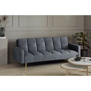 Mercury Shiflet 3 Seater Manual Reclining Velvet Sofa Bed Grey 84cm H X 213cm W X 84cm D Mercury Shiflet 3 Seater Manual Reclining Velvet Sofa Bed Grey 84cm H X 213cm W X 84cm D
