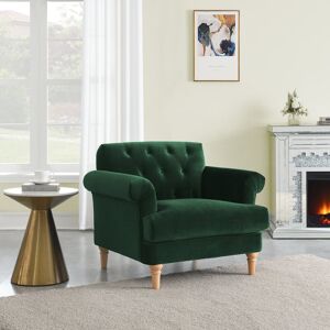 Rosdorf Park Halltown 98Cm Wide Velvet Armchair Hunter Green 83cm H X 98cm W X 86cm D Rosdorf Park Halltown 98Cm Wide Velvet Armchair Hunter Green 83cm H X 98cm W X 86cm D