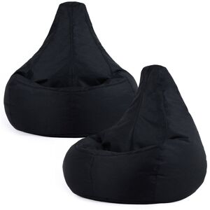 Bean Bag Bazaar Dalton Water-Resistant High Back Recliner Bean Bag Black Medium Bean Bag Bazaar Dalton Water-Resistant High Back Recliner Bean Bag Black Medium