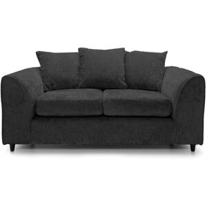 Latitude Run Monaco Chenille Scatter Back Sofa Black 2/80 H x 150 W x 85 D cm Latitude Run Monaco Chenille Scatter Back Sofa Black 2/80 H x 150 W x 85 D cm