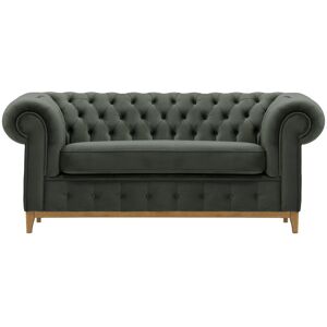 Marlow Home Co. Fritch 3 Seater Chesterfield Sofa Oak/Graphite 78cm H x 190cm W x 92cm D Marlow Home Co. Fritch 3 Seater Chesterfield Sofa Oak/Graphite 78cm H x 190cm W x 92cm D