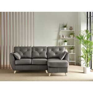 George Oliver Hoxton 3 Seater Leather Maxi Sofa Chaise Hunter Green/Light Wood 206cm W X 130cm D George Oliver Hoxton 3 Seater Leather Maxi Sofa Chaise Hunter Green/Light Wood 206cm W X 130cm D