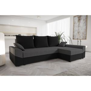 17 Stories Shally 3 - Piece Upholstered Corner Sectional Dark gray/Black - Sawana05/Sawana14 90cm H X 241cm W X 140cm D 17 Stories Shally 3 - Piece Upholstered Corner Sectional Dark gray/Black - Sawana05/Sawana14 90cm H X 241cm W X 140cm D