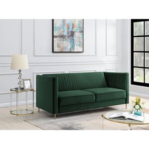 Etta Avenue Augie 3 Seater Clic Clac Sofa Bed Green 83cm H X 210cm W X 88cm D Etta Avenue Augie 3 Seater Clic Clac Sofa Bed Green 83cm H X 210cm W X 88cm D