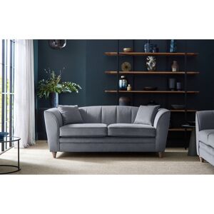 Brayden Studio Laverton 3 Seater Velvet Flared Arm Sofa Grey 84cm H X 194cm W X 82cm D Brayden Studio Laverton 3 Seater Velvet Flared Arm Sofa Grey 84cm H X 194cm W X 82cm D