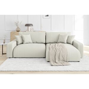 17 Stories Emma Sleeper Corner Sofa Chaise Bed with Storage Cord Fabric Beige 78cm H X 234cm W X 170cm D 17 Stories Emma Sleeper Corner Sofa Chaise Bed with Storage Cord Fabric Beige 78cm H X 234cm W X 170cm D