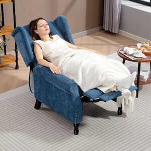 Marlow Home Co. 88cm Wide Wing Chair Recliner Recliner Royal Blue 101cm H X 88cm W X 76cm D Marlow Home Co. 88cm Wide Wing Chair Recliner Recliner Royal Blue 101cm H X 88cm W X 76cm D