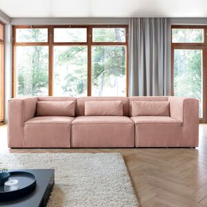 Rosalind Wheeler Dejah 282Cm Square Arm Sofa Pink 203.2cm H X 716.28cm W X 238.76cm D Rosalind Wheeler Dejah 282Cm Square Arm Sofa Pink 203.2cm H X 716.28cm W X 238.76cm D