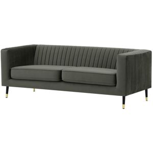 Etta Avenue Burnham 3 Seater Sofa Graphite Grey 74cm H X 201cm W X 83cm D Etta Avenue Burnham 3 Seater Sofa Graphite Grey 74cm H X 201cm W X 83cm D