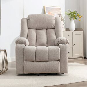 Latitude Run Redding 89cm Wide Lift Assist Standard Recliner Recliner with Massager Cream 104cm H X 89cm W X 97cm D Latitude Run Redding 89cm Wide Lift Assist Standard Recliner Recliner with Massager Cream 104cm H X 89cm W X 97cm D