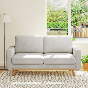 George Oliver Parklawn 2 Seater Corduroy Sofa Oak/Light Grey 89cm H X 173cm W X 76cm D George Oliver Parklawn 2 Seater Corduroy Sofa Oak/Light Grey 89cm H X 173cm W X 76cm D