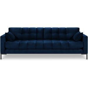 Canora Grey Adoraim 217Cm Square Arm Sofa Blue/Black 75cm H X 217cm W X 92cm D Canora Grey Adoraim 217Cm Square Arm Sofa Blue/Black 75cm H X 217cm W X 92cm D