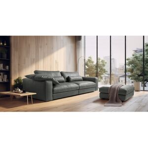 Ebern Designs Parven 4 Seater Genuine Aniline Leather Big Sofa Grey 85cm H X 300cm W X 123cm D Ebern Designs Parven 4 Seater Genuine Aniline Leather Big Sofa Grey 85cm H X 300cm W X 123cm D