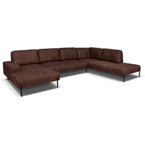 Borough Wharf 3 - Piece Large Corner Sofa Dark Brown 87cm H X 347cm W X 227cm D Borough Wharf 3 - Piece Large Corner Sofa Dark Brown 87cm H X 347cm W X 227cm D