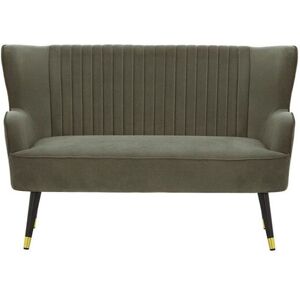 Fairmont Park Airiel 2 Seater Velvet Sofa Beige 90cm H X 142cm W X 74cm D Fairmont Park Airiel 2 Seater Velvet Sofa Beige 90cm H X 142cm W X 74cm D